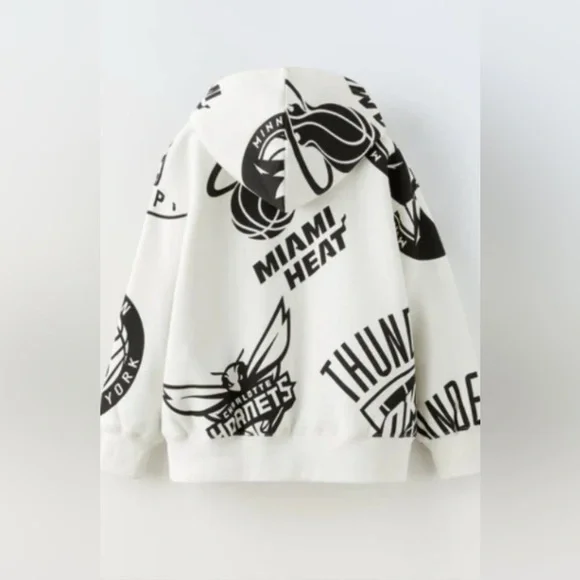 ZARA Eastern/Western NBA Conference Graphic Hoodie - Picture 2 of 5